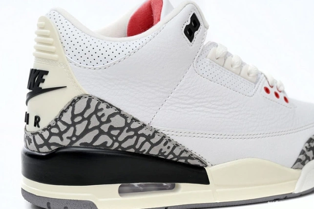 Cheap Jordan White Reimagined DN3707-100 Retro 3 Cement 0816